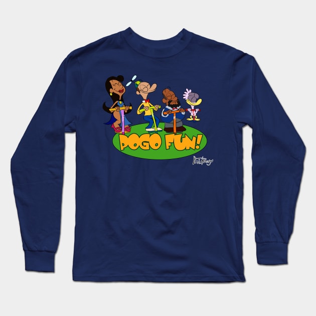 Pogo Fun! Long Sleeve T-Shirt by D.J. Berry